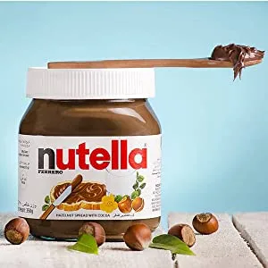 Nutella Hazelnut Spread 350g 12.4oz, Glass Jar - Imported From Poland - Nutella