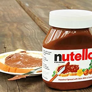 Nutella Hazelnut Spread 350g 12.4oz, Glass Jar - Imported From Poland - Nutella