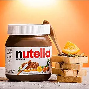 Nutella Hazelnut Spread 350g 12.4oz, Glass Jar - Imported From Poland - Nutella