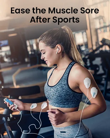 NURSAL TENS EMS Unit Muscle Stimulator for Pain Relief Therapy, Electric 24 Modes Dual Channel TENS Machine Pulse Massager with 12 Pcs Electrode Pads/Continuous Stable Mode/Memory Function Blue - Arthritic relief