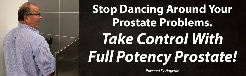 Nugenix Full Potency Prostate Supplement for Men - Clinical-Strength Ingredients, Saw Palmetto, Helps to Increase Urinary Flow, Control Urinary Frequency, and Support Prostate Function, 60 Capsules - Nugenix Full Potency Prostate Take Control
