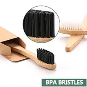 Nuduko Biodegradable Bamboo Toothbrushes, 10 Piece BPA Free Soft Bristles Toothbrushes, Natural, Eco-Friendly, Green and Compostable - bamboo toothbrush