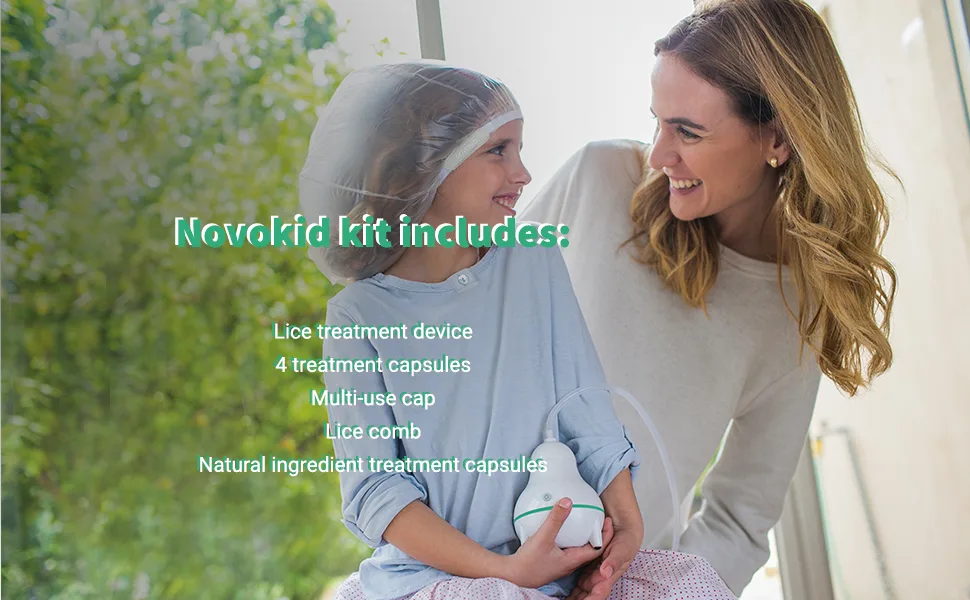 Novokid Replacement Cap for Novokids Lice Treatment - for Head Lice in 10 Minutes - Shampoo, Comb & Hurt Free - (Replacement Cap) C. Replacement Cap - product information 8