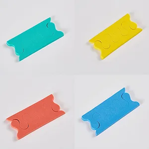 NOVAL 200 Counts Toe Separator Pedicure for Nail Salon, Disposable Toe Separators Foam Bulk,200 PCS (100 Pairs) Per Pack - toe stretcher separator,toe sponge toe separator,foam toe separator sponge,soft sponge toe separator