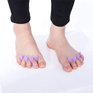 NOVAL 200 Counts Toe Separator Pedicure for Nail Salon, Disposable Toe Separators Foam Bulk,200 PCS (100 Pairs) Per Pack - toe stretcher separator,toe sponge toe separator,foam toe separator sponge,soft sponge toe separator