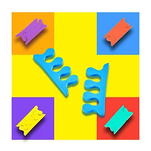 NOVAL 200 Counts Toe Separator Pedicure for Nail Salon, Disposable Toe Separators Foam Bulk,200 PCS (100 Pairs) Per Pack - toe stretcher separator,toe sponge toe separator,foam toe separator sponge,soft sponge toe separator