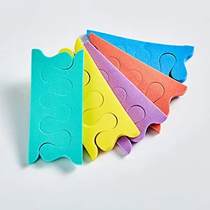 NOVAL 200 Counts Toe Separator Pedicure for Nail Salon, Disposable Toe Separators Foam Bulk,200 PCS (100 Pairs) Per Pack - toe stretcher separator,toe sponge toe separator,foam toe separator sponge,soft sponge toe separator