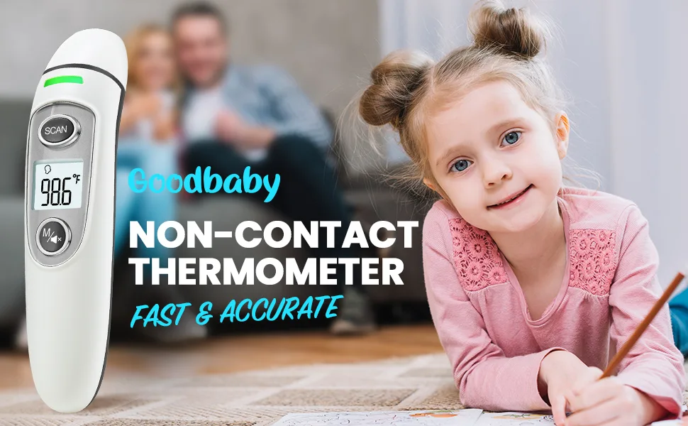 Ear Thermometer for Adults and Kids, Digital Accurate Ear and Forehead Thermometer with Fever Alarm, 1 Second Fast Result, FSA HSA Eligible, Easy to use, 2 in 1 Mode - thermometer