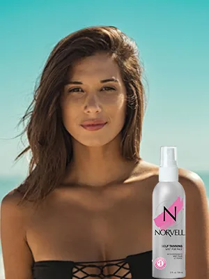 Norvell Sunless Self-Tanning Mist for Face & Touch-up Spray - Non Comedogenic Bronzer for Natural Sun-Kissed Glow, 2 fl.oz. - easy sexy bronze glow every time you spray bronzed and hydrated fine lines no streak