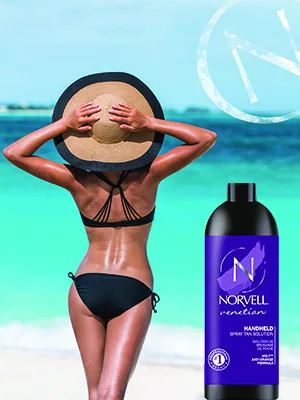 Norvell Premium Sunless Tanning Solution - Venetian, 1 Liter 34 Fl Oz (Pack of 1) - longest lasting tan professional tanning products DHA color development