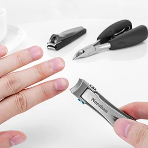 Norchan Large Nail Clippers Set, 5 Pcs Sharp Toenail and Fingernail Clippers for Men and Women ( Premium, Big Size, Heavy-Duty Design ) - large nail clipper set