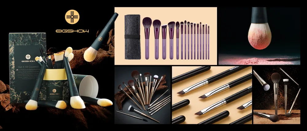 EIGSHOW Concealer Brush Under Eye Professional Premium Cosmetic Makeup Brushes for Cream Powder Liquid Flawless Coverage Brush for Concealing Buffing Blending Brush E873 Mini-E873 - Eigshow makeup brushes Valentine's Day Gifts for her