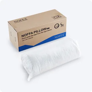 NOFFA Medium Firm Pillow Side Sleeper, Supportive Pillow Memory Foam, Orthopedic Sleeping Pillow Flat, Best for Deep Sleep, Mesh Ventilated Washable Cover 27.6 x 15 x 4.7 inch - memory foam pillow