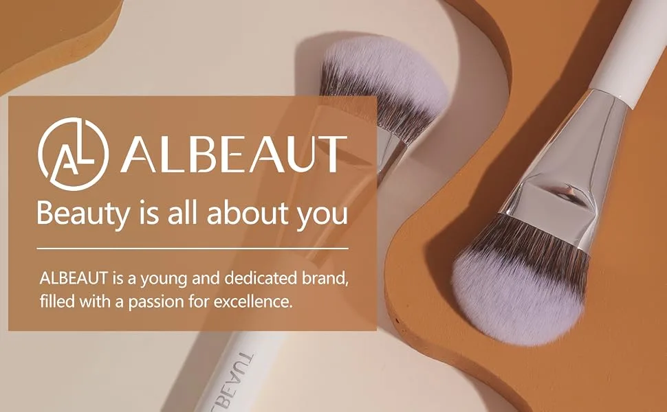 Foundation Brush Contour Blush Angled Contoured for Flawless Face Foundation Highlight Blush Makeup Multitask Cheek Brush 202 202 multitask cheek - albeaut contoured foundation brush blush brush for cheek