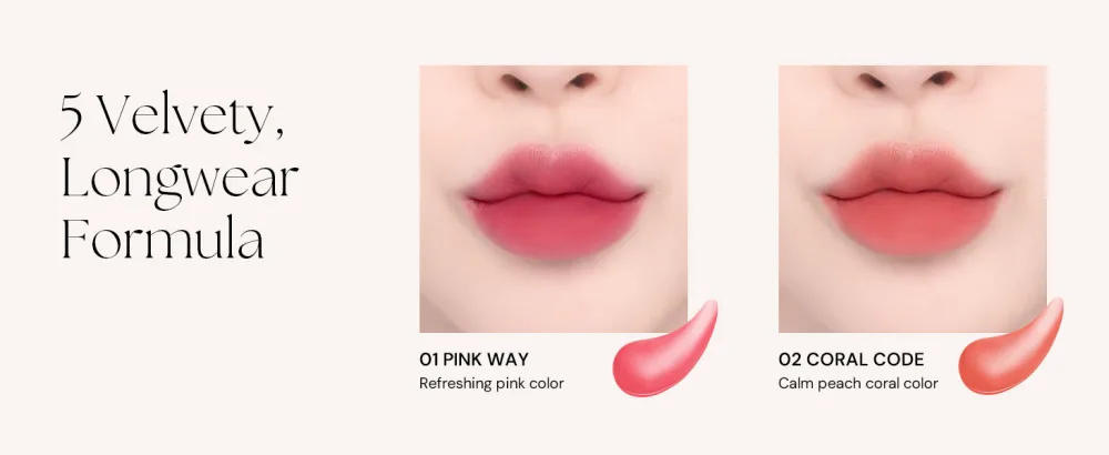 MERYTHOD WATER-FIT BLUR TINT 02 CORAL CODE - blur tint