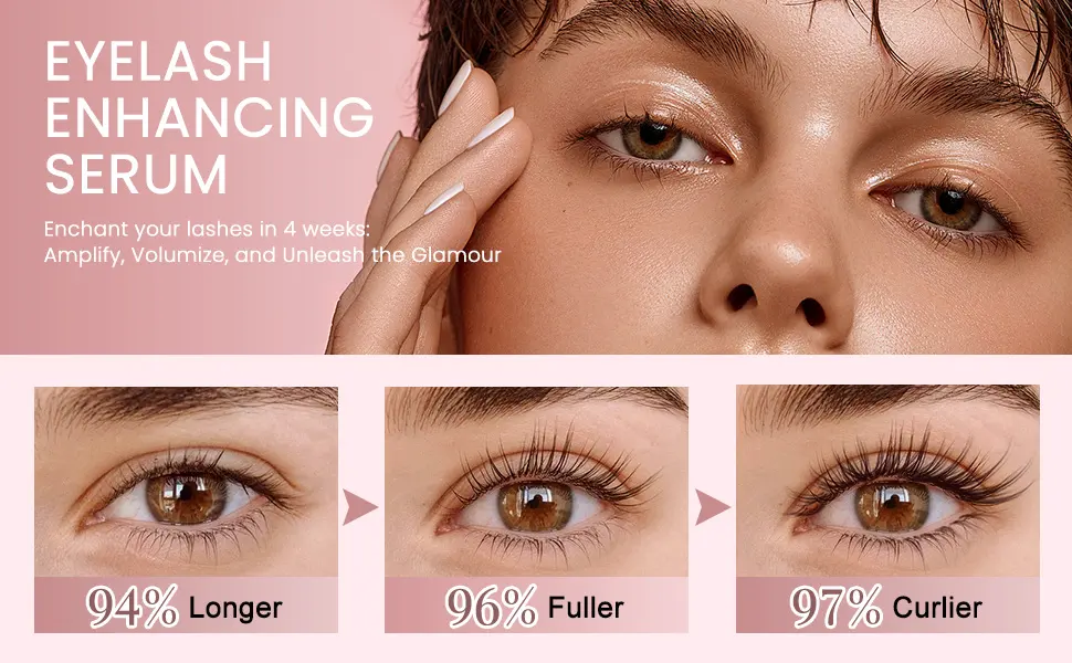 Lash Serum for Eyelash & Eyebrow Growth Lash Enhancing Serum with Advanced Formula to Boost Longer Fuller and Thicker Luscious Lashes - product information 12