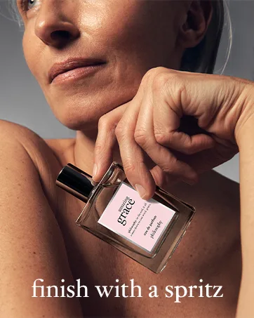 philosophy radiant grace hydrating shower gel - finish with a spritz