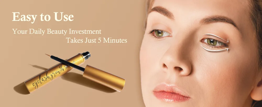 Eyelash Growth Serum for Eye Lash: Advanced Formula for Enhancing Longer Thicker Lashes 5ML (Matte Gold) (Rose Gold) - product information 15