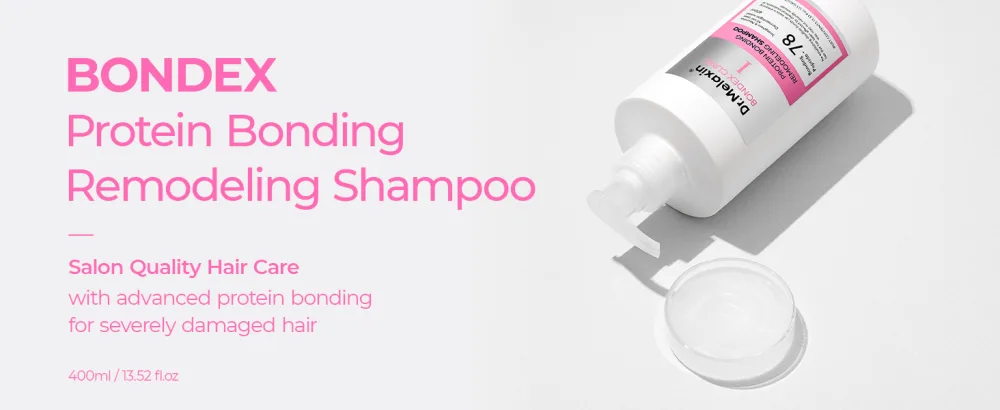 Bondex Protein Bonding Remodeling Shampoo with Argan Oil | Strengthening Keratin & Peptides Bonder | Repair Hair | 13.52 fl.oz. - Bondex Protein Bonding Remodeling Shampoo