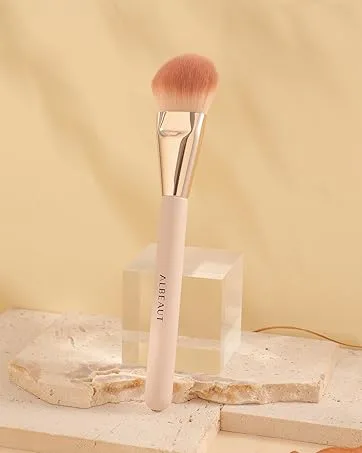 Eyeshadow Brush Angled Nose Contour Brow Bone Highlight Makeup Brush (190 angled shader) - liquid blush brush for cheek