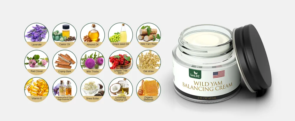 Wild Yam Balancing Cream: Menopause Relief & Menstrual Support Like Hot Flashes Night Sweats 2 FL OZ(60 ML) - product information 9