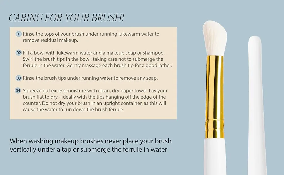 White Gold Collection #7 Hooded Eye Brush - Makeup