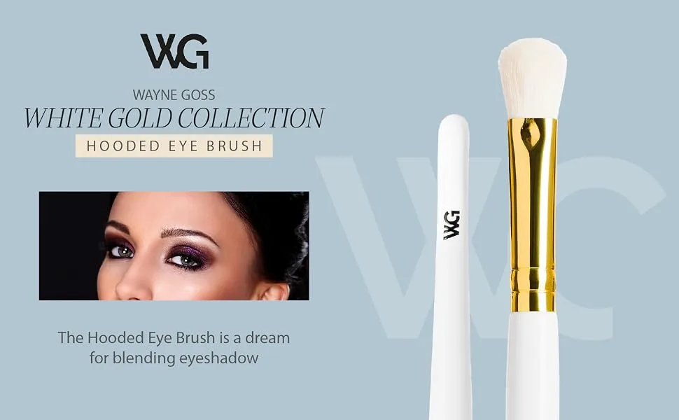 White Gold Collection #7 Hooded Eye Brush - SPN-TRAP