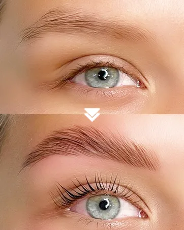 Lash Lift and Color Kit Eye Brow Lamination with Black Colors Easy for Beginners Pro Lifting Voluminous Thicker Eyelashes or Brows - eyelash perm