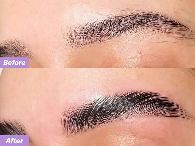Lash Lift and Color Kit Eye Brow Lamination with Black Colors Easy for Beginners Pro Lifting Voluminous Thicker Eyelashes or Brows - lash lift