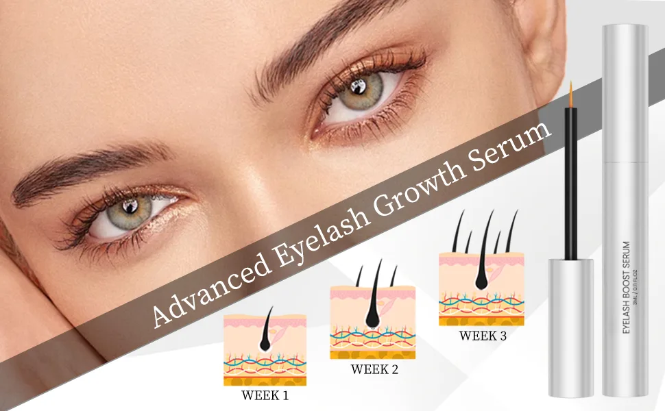 Lash Serum Eyelash Growth Serum for Boost Lash Growth Serum Advanced Formula for Thicker Longer Fuller Lashes White - lash enhancing serum