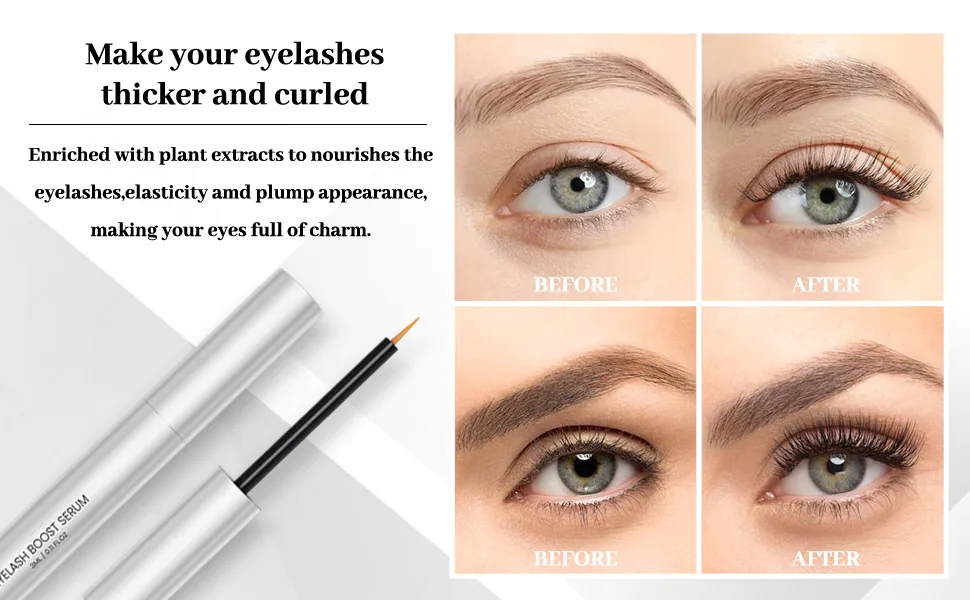 Lash Serum Eyelash Growth Serum for Boost Lash Growth Serum Advanced Formula for Thicker Longer Fuller Lashes White - lash growth serum