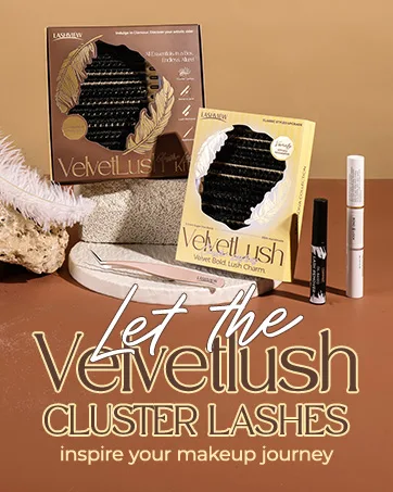 LASHVIEW Lash-Extension-Clusters Volume Lash Clusters 9-18mm mix Fluffy Lash Extension D Curl Individual Lashes DIY Clusters Lashes Extension at Home NM04 - LASHVIEW