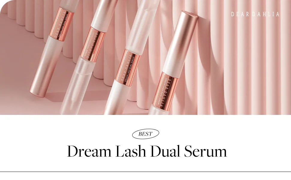 DEAR DAHLIA Dream Lash Dual Serum Premium for Eyelash Enhancement Advanced Formula for Longer Fuller Thicker Luscious Lashes 9mL - Dream Lash Dual Serum