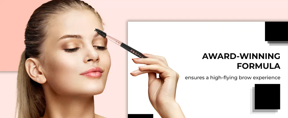 Profusion Cosmetics Good Day Sculpting Brow Wax Vegan Sculpting Brow Wax for All-Day Hold and Hydration Spoolie for Long Lasting Beautiful Brows - Award-winning formula