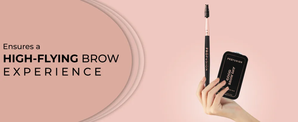 Profusion Cosmetics Good Day Sculpting Brow Wax Vegan Sculpting Brow Wax for All-Day Hold and Hydration Spoolie for Long Lasting Beautiful Brows - High-flying brow experience
