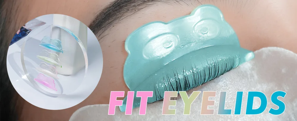 Lash Lift Pads Silicone Eyelash Lift Rods Reusable Curler Shields Pad Soft Natural Curls Lash Perm Rod Perming Beauty Tool (Blue) - eyelash lift pads