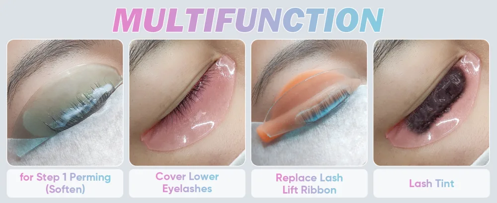 No Curl Lash Lift Rods Eyelash Perm No Glue Self Sticky Lash Lift Pads Soft Eyelash Lift Tools(Blue) - eyelash perm