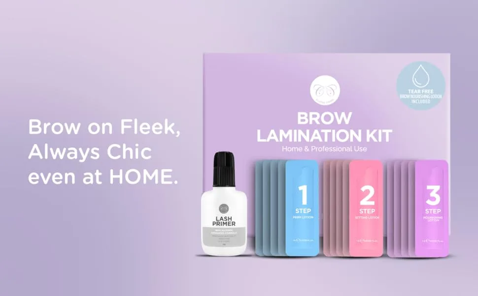 At Home Brow Lamination Kit - DIY Eyebrow Lamination Kit Professional Eye Brow Perm Kit Instant DIY Eyebrow Lift Kit for Fuller Thicker Brows Lasts For Upto 8 Weeks - brow lamination kt