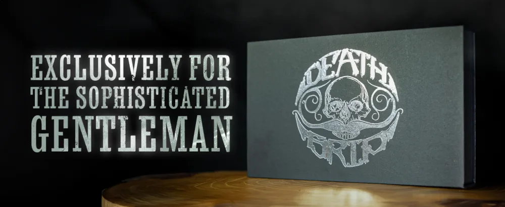 Death Grip Platinum EDC Mustache Wax Kit | Refillable Wax Inserts - PlatinumKit_1_header