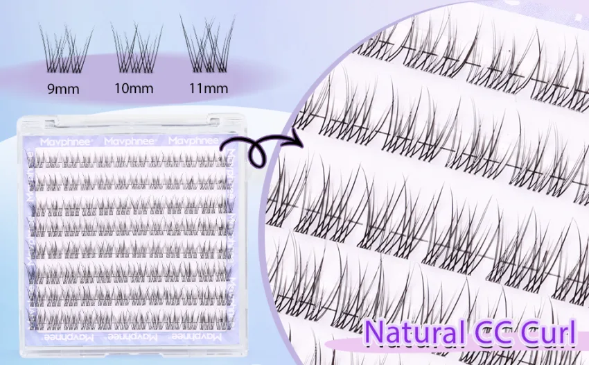 Natural Lash Clusters Wispys Eyelash Extensions - natural lash clusters
