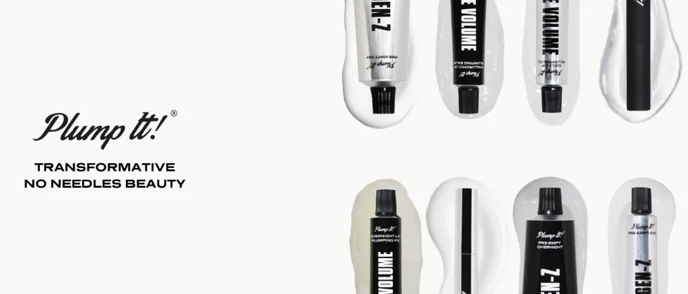 Plump It! | No Needles Lip Boosting Trio | Lip Plumper | Daily Lip Routine - Plump It! Header