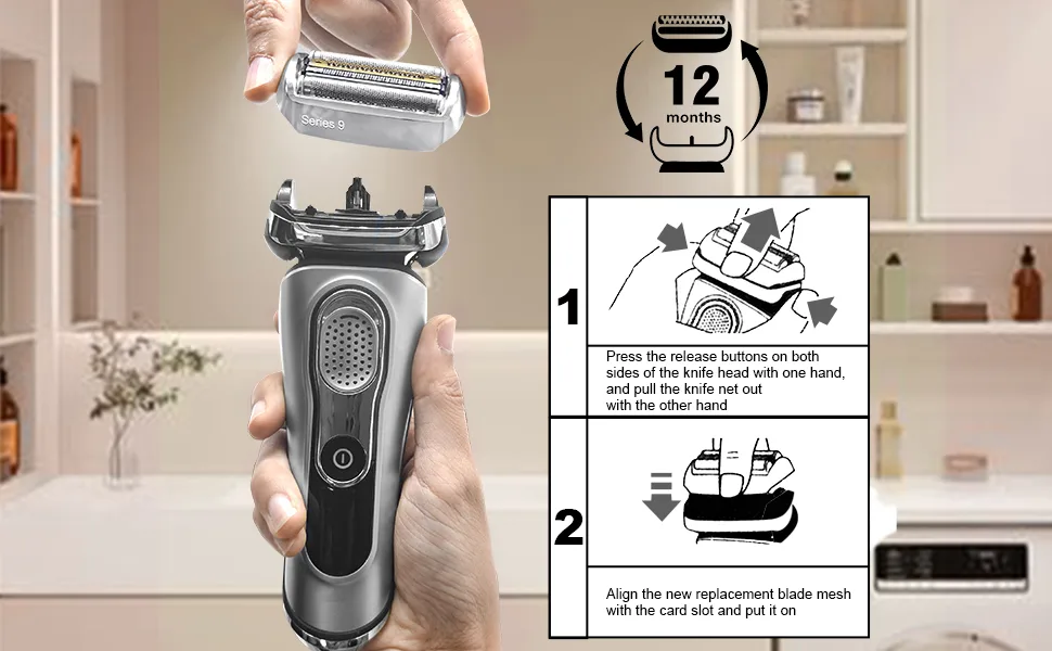 Buy 92S Series 9 Replacement Foil Head | Braun Series 9 Shaver