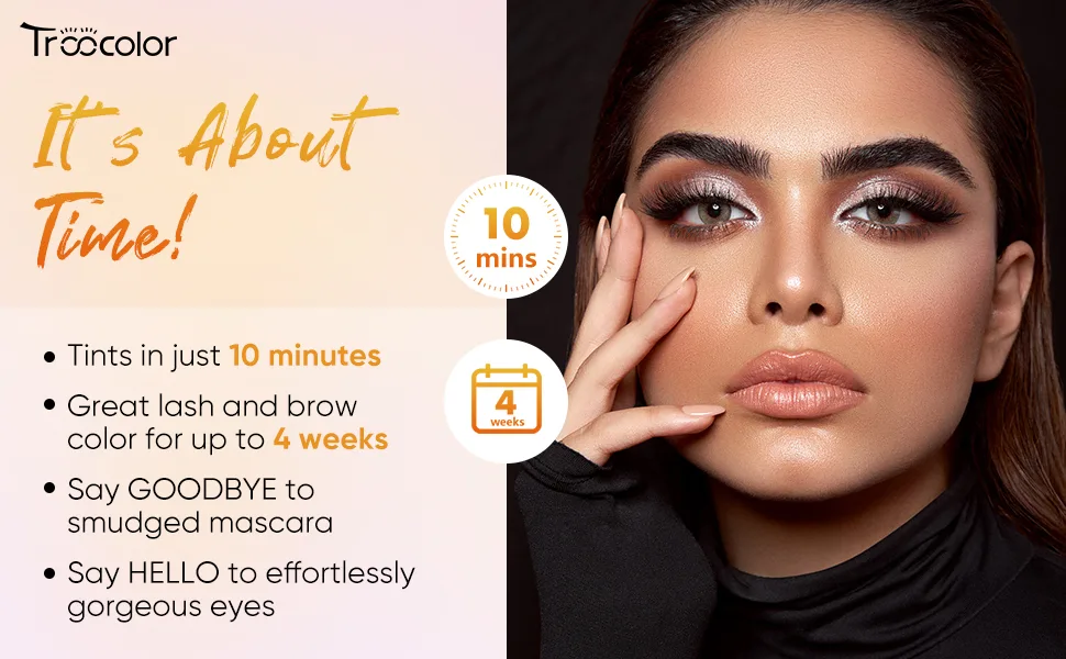Eyelash Dye Kit Black Lash Tint Instant Natural Voluminous Coloring for Eyelash Tint with Complete Tools for Salon Grade Home DIY - eyelash dye