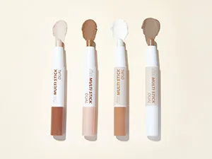 I'M MEME Wonder Soft Layer Palette - 7 Shades | Portable Size Versatile Blendable Neutral Colors with Soft Texture 02 My Bunny 0.23 Oz - multi stick dual