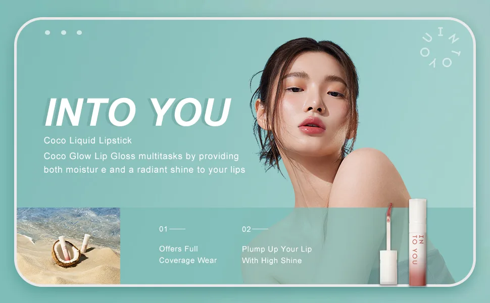 INTO YOU Lip Gloss Coco Liquid Moisturizing Lipstick Long Lasting Lip Stick Lip Stain Makeup Glitter Shine Non-sticky Lipstick for Women (CC05) - product information 15