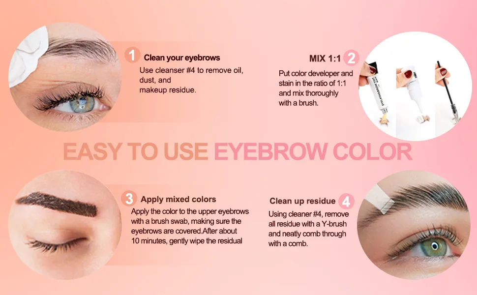 Lash Lift Kit & Brow Lamination Kit: Natural Lash Perm & Lifting Kit Easy for Beginner Black Eyelash Eyebrow Curling Set - Salon Quality at Home - product information 18