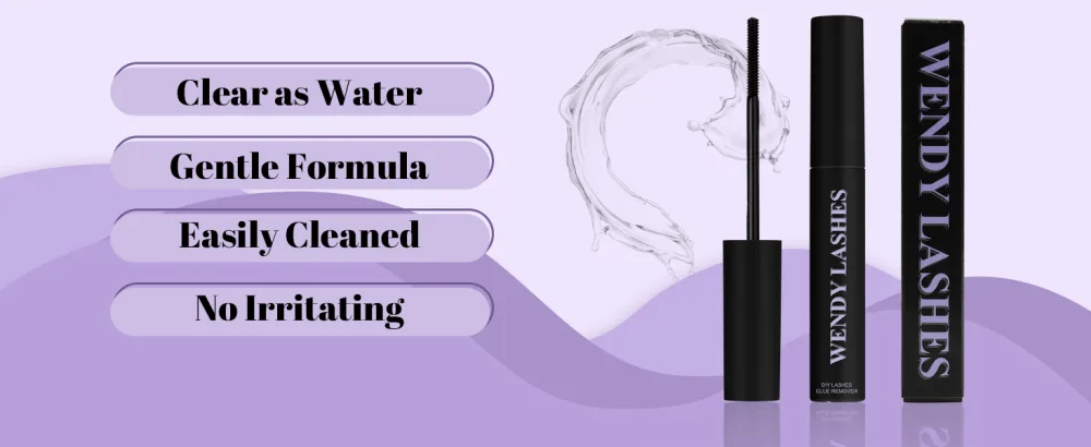 WENDY LASHES Lash Remover for Cluster Lashes Lash Glue DIY lash Extensions Eyelash Low-Irritating Gentle and Mild Individual Lashes Use at Home(5ml) - lash glue remover