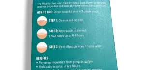 Vitality Precision Skin Invisible Spot Patch - Acne Treatment 36 Patches - Acne patch