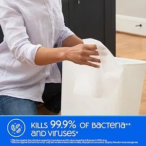 Nice 'N Clean Disinfecting Surface Wipes 72ct | Cleans & Disinfects Home & Kitchen Surfaces | Lemon Scent 72 Count (Lemon Scent) - disinfectant wipes