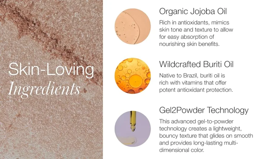 RMS Beauty ReDimension Hydra Dew Luminizer - Highlighter Makeup Talc Free Powder & Gel Cream Highlighter Body Shimmer Face Highlighters & Luminizers Full Size - ReDimension Hydra Dew Luminizer